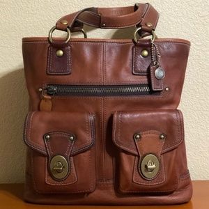 Coach Gigi Legacy 11131 Whiskey vachetta tote